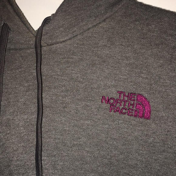 Grey North Face hoodie - Picture 2 of 4